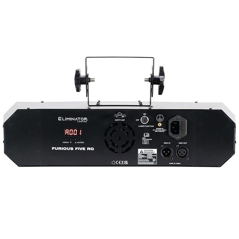 Eliminator Furious Five RG - Back Panel and Connections