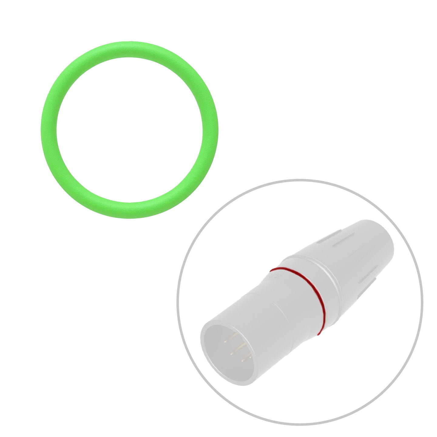 Seetronic Colour Coding Ring Seetronic H Series Green - Alternate View 1