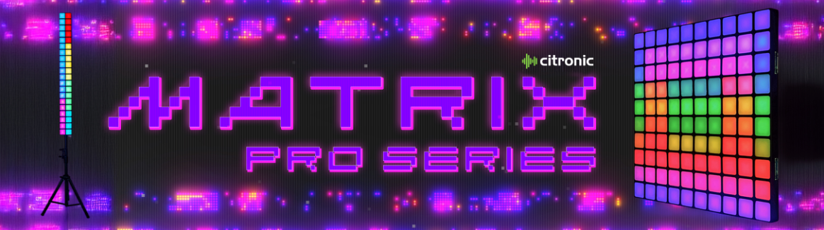 Citronic Matrix Pro Series Lights Banner