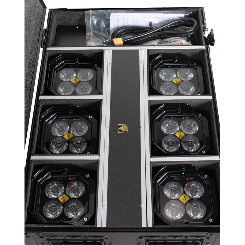 ADJ Mirage Q6 Pak Black - Back Panel and Connections