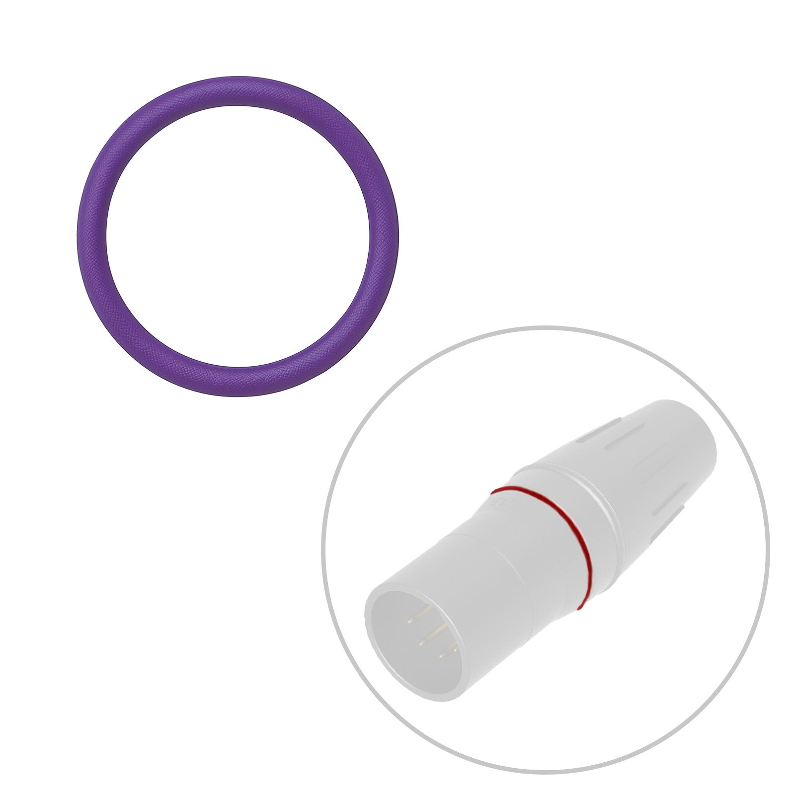 Seetronic Colour Coding Ring Seetronic H Series Purple - Alternate View 1