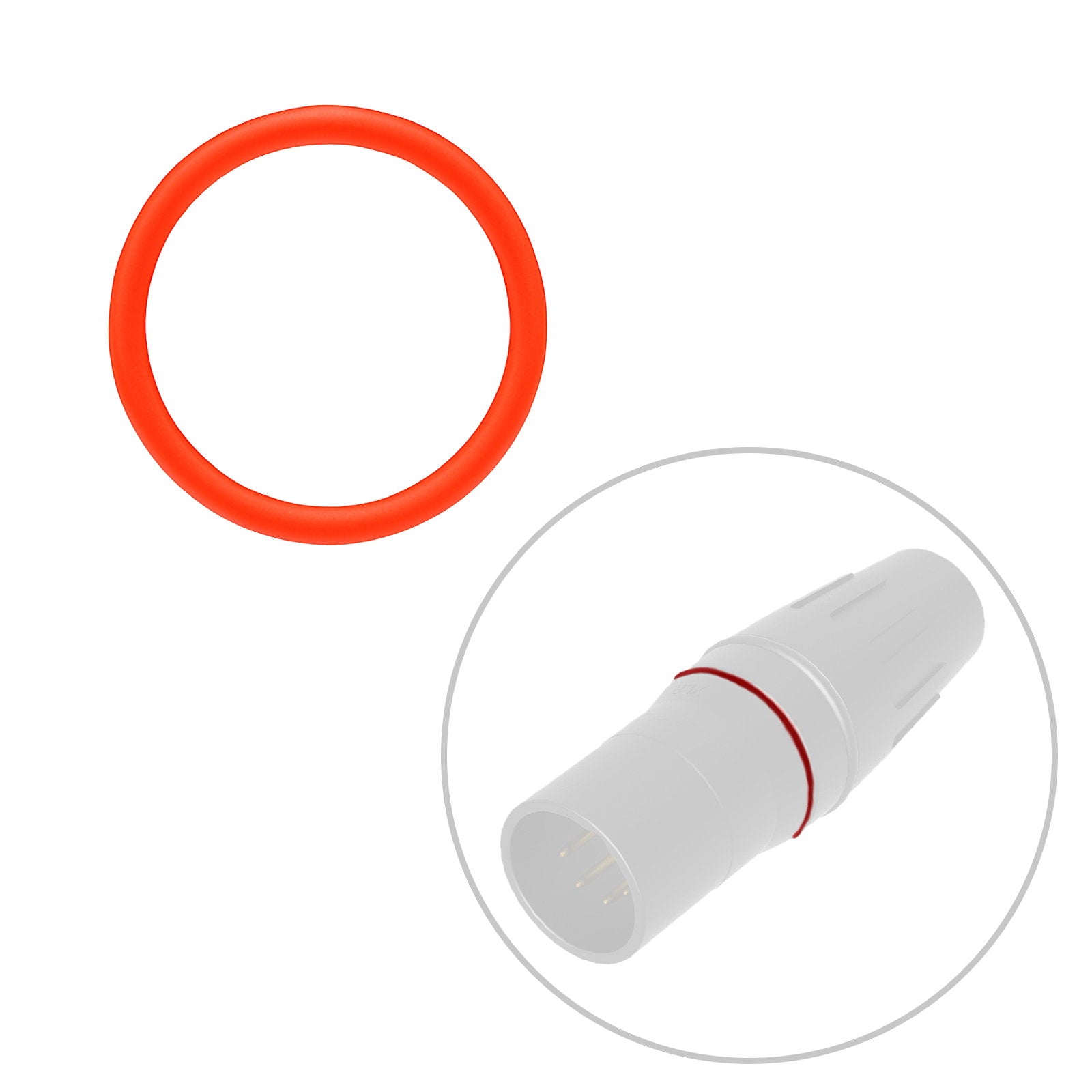 Seetronic Colour Coding Ring Seetronic H Series Red - Alternate View 1