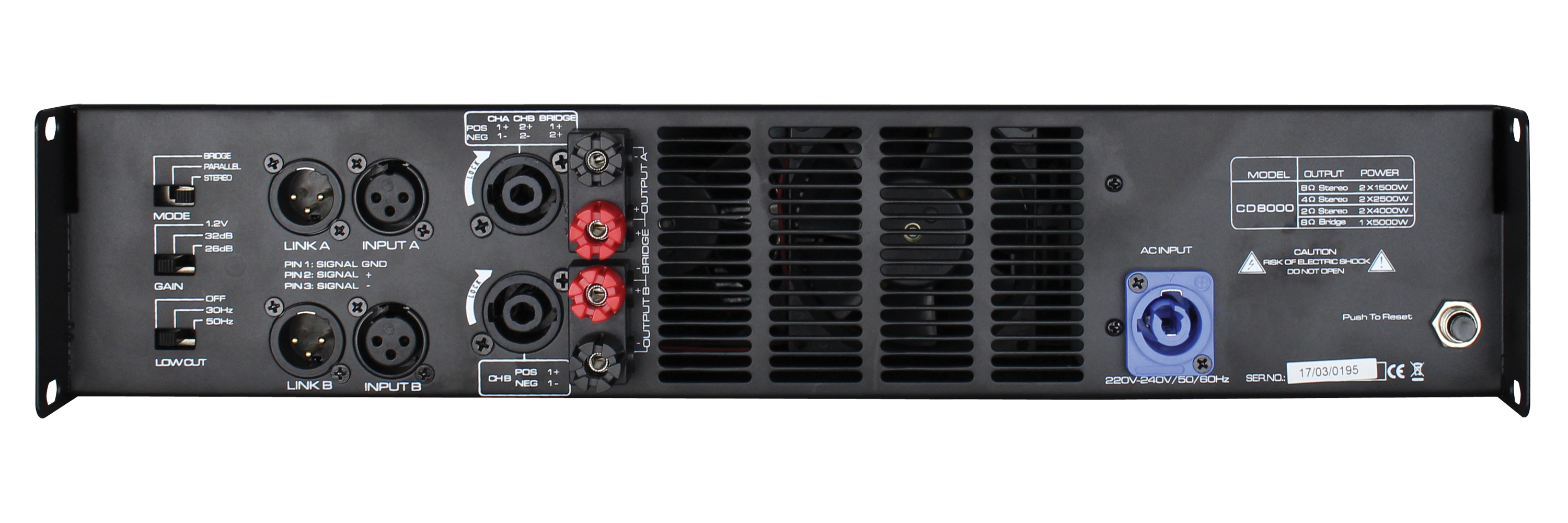 Zenith CD 8000 Power Amplifier - Alternate View 3