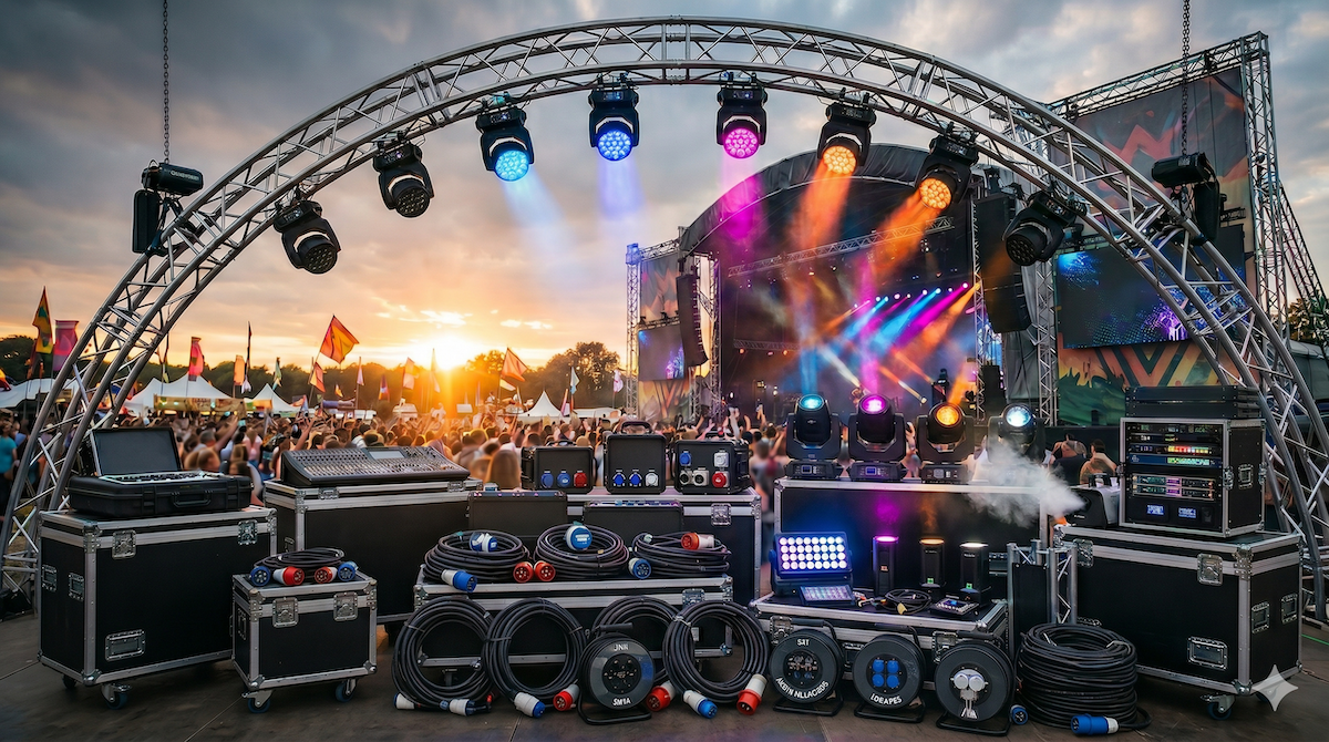 Venutec Festival Equipment Banner