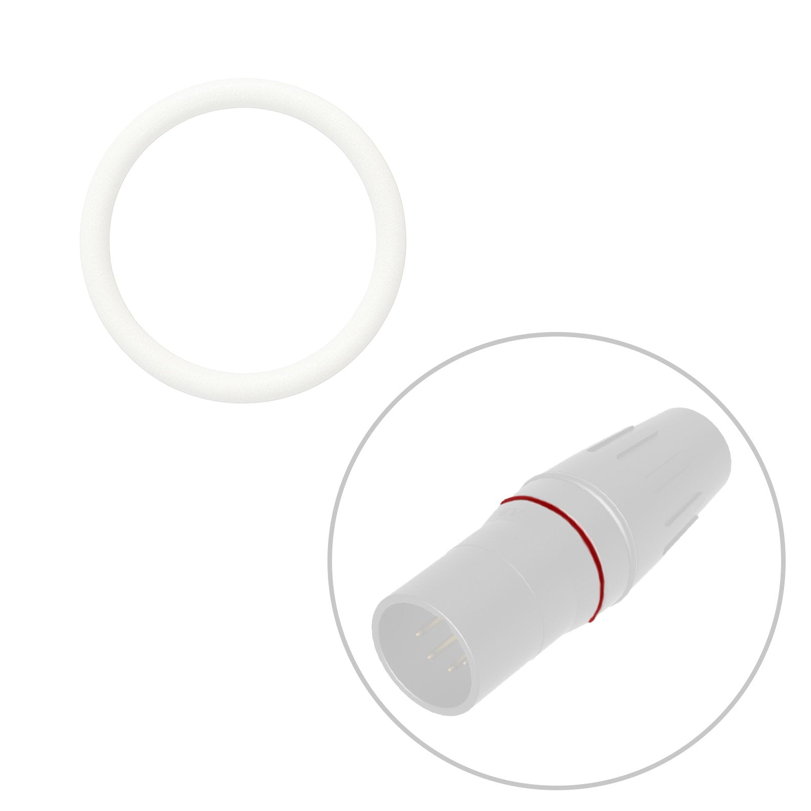 Seetronic Colour Coding Ring Seetronic H Series White - Alternate View 1