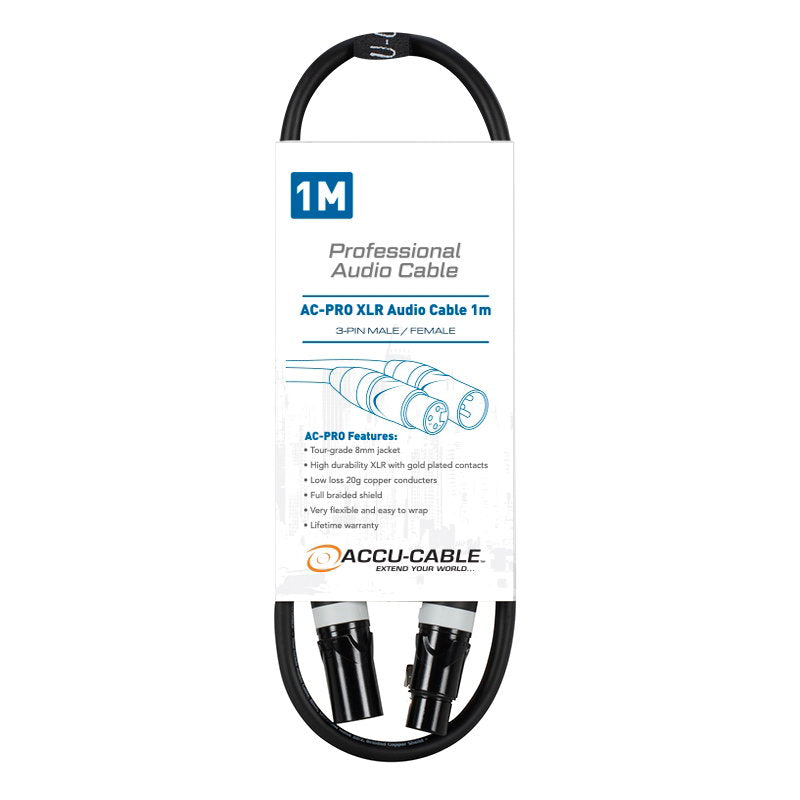 Accu Cable AC-PRO XLR audio cable 10m - Main View