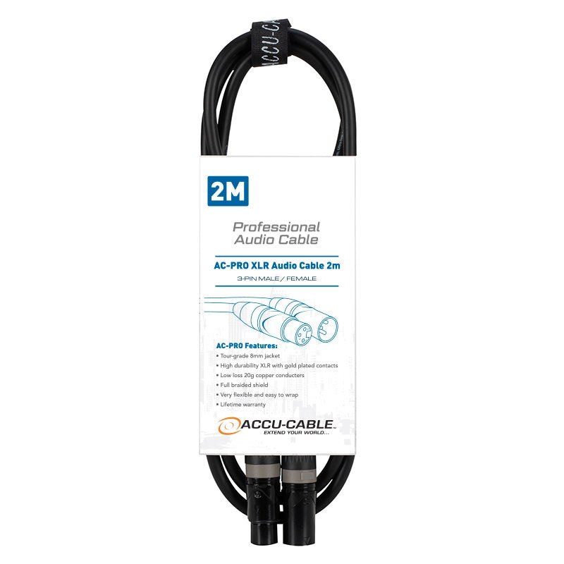 Accu Cable AC-PRO XLR audio cable 2m - Main View