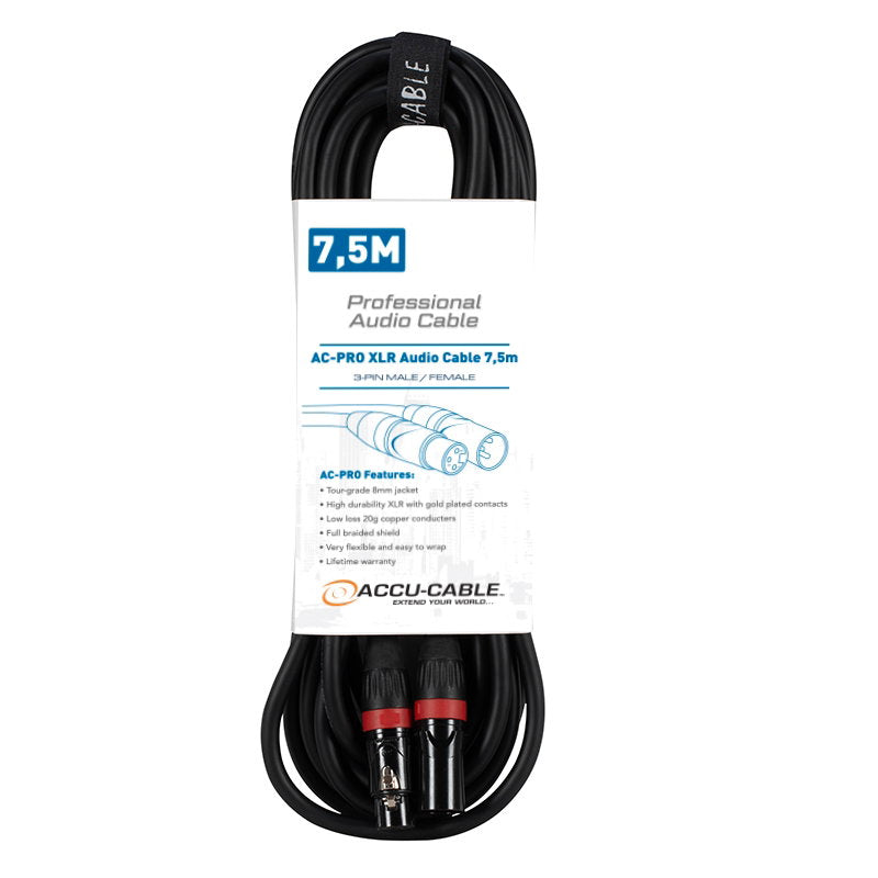 Accu Cable AC-PRO XLR audio cable 75m - Main View