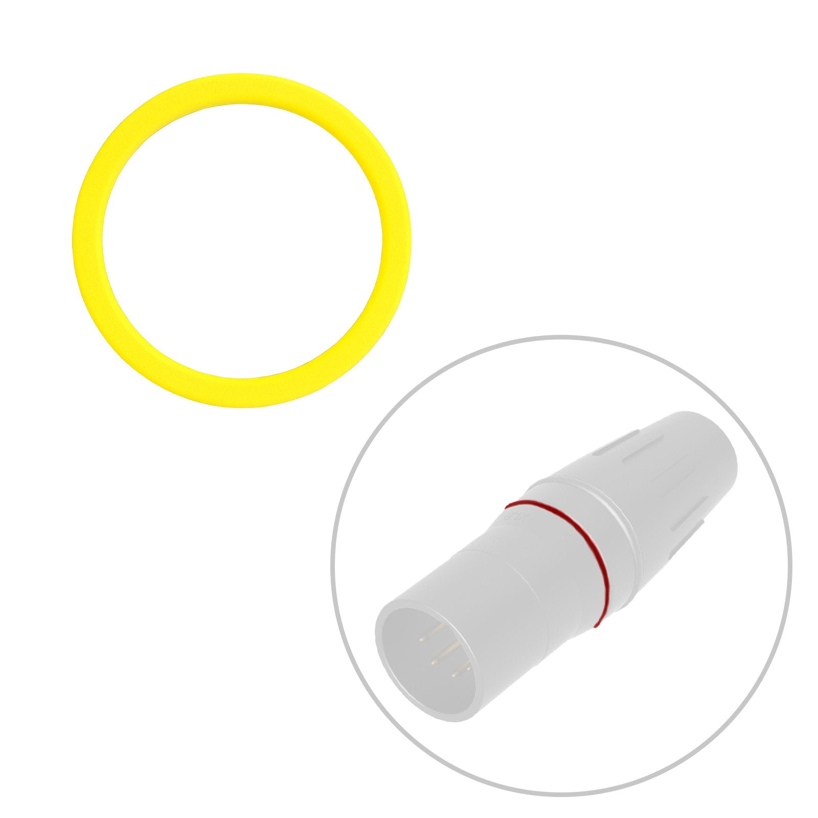 Seetronic Colour Coding Ring Seetronic H Series Yellow - Alternate View 1